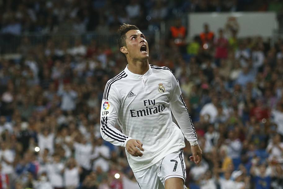 Il portoghese Cristiano Ronaldo, Real Madrid. Ap